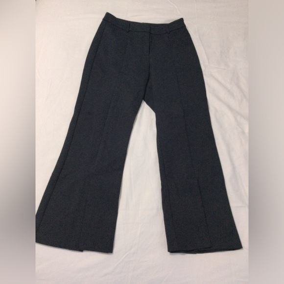 Drew Women's Bardot Pant Kick Flare Split Hem Navy Size 4 - Picture 1 of 8